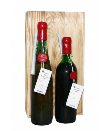 Caseta vinoteca 1987 - Riesling Italian Valea Calugareasca si Merlot Dealu Mare-LIFE STYLE TIPS SRL